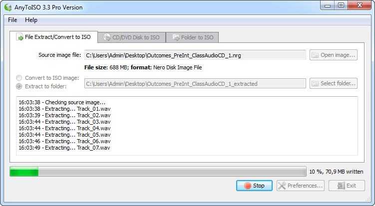 how to convert pbp file into cue and bin files to cd